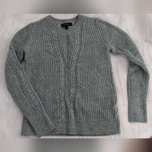 Banana Republic Teal Cable Knit Pullover XS